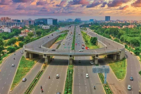 Delhi-Mumbai Expressway crosses through New Faridabad